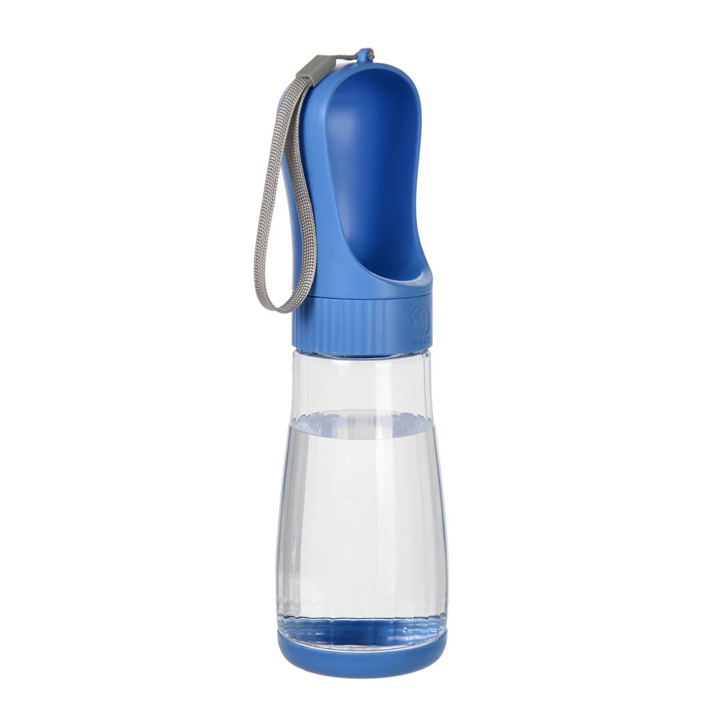Portable Dog Water Bottle With Food Container Travel 2 in 1 Pet Water Dispenser