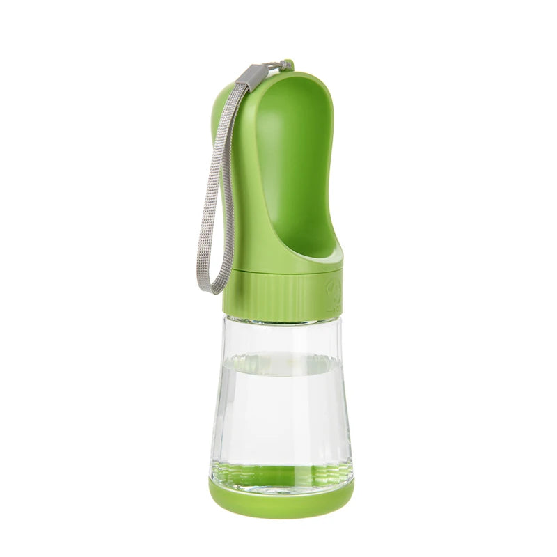 Portable Dog Water Bottle With Food Container Travel 2 in 1 Pet Water Dispenser