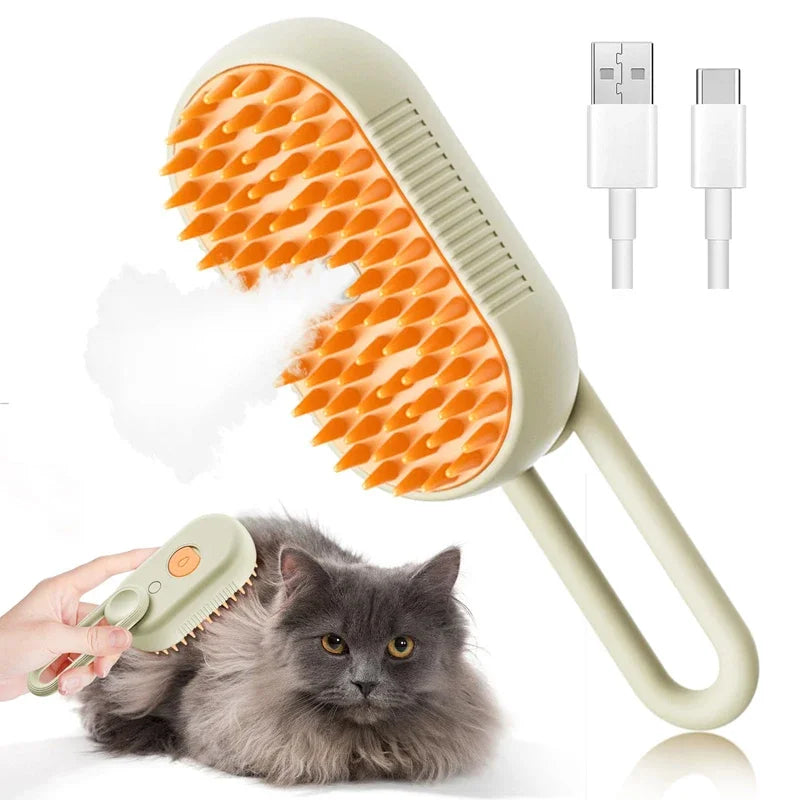 3 in 1 Pet Brush Cat Steam Brush Comb Dog Brush Electric Spray Cat Hair Brushes