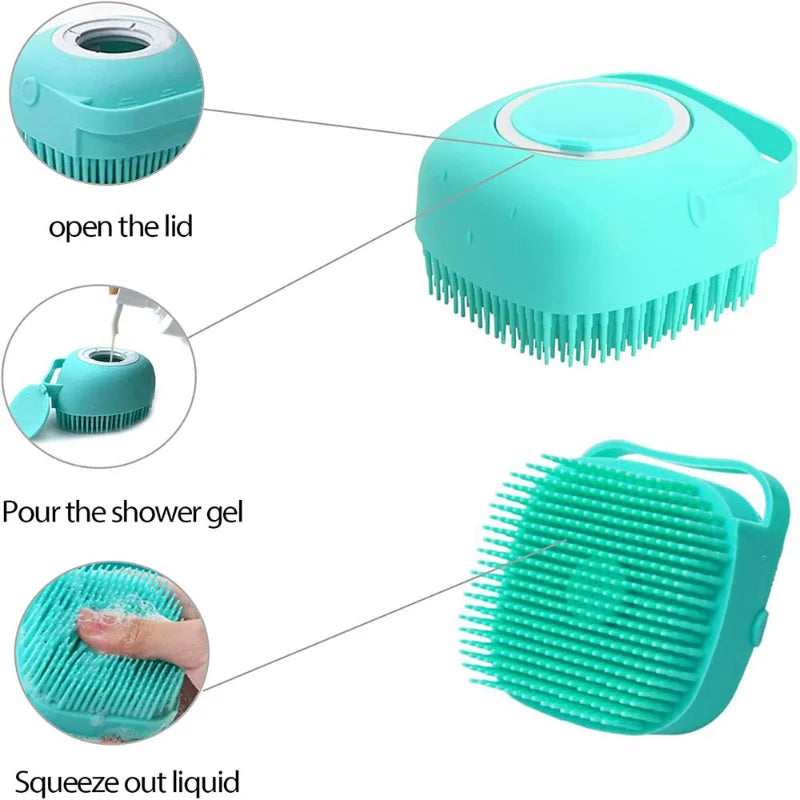 2 IN 1 SILICONE COMB FOR DOGS AND CATS&nbsp;
