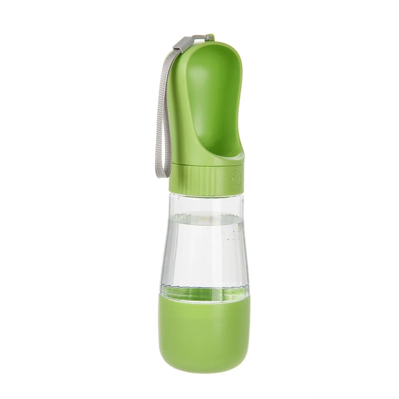 Portable Dog Water Bottle With Food Container Travel 2 in 1 Pet Water Dispenser