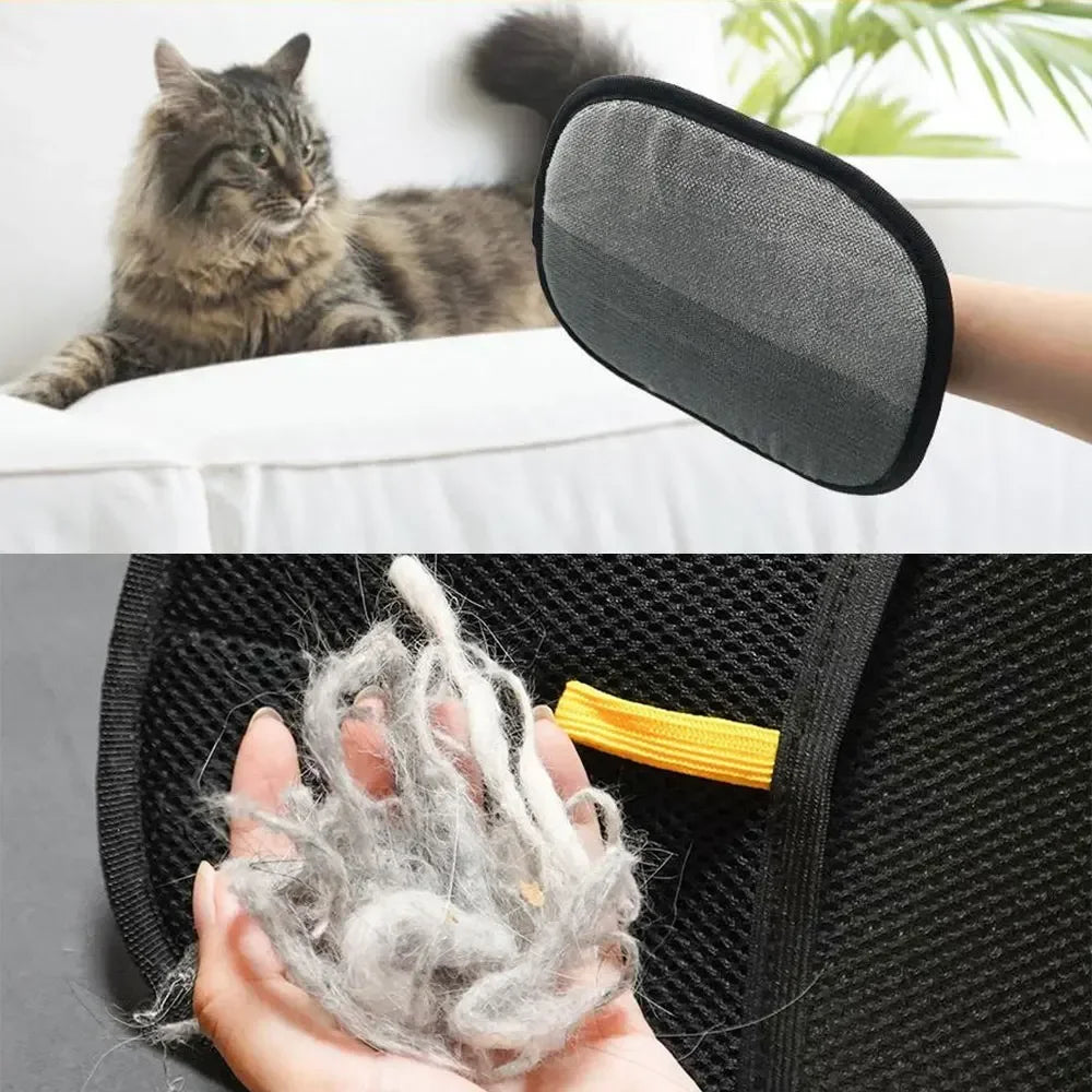 Static Pet grooming gloves